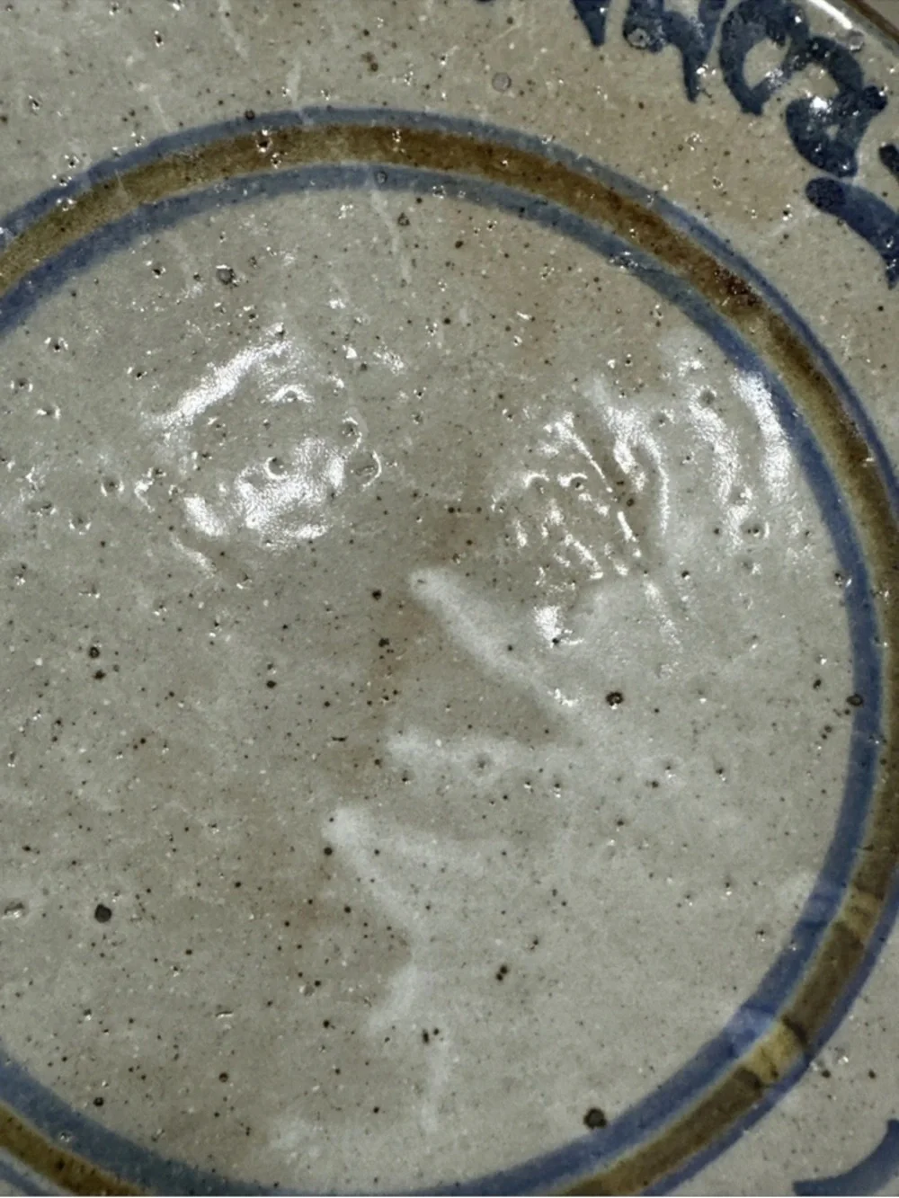 Pottery Cheese Serving Plate With Cheese In 4 Languages 10” Diameter